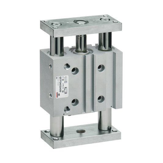 Camozzi QCBF2A032A075 - Compact guided cylinder-double acting-32mm bore-75mm stroke