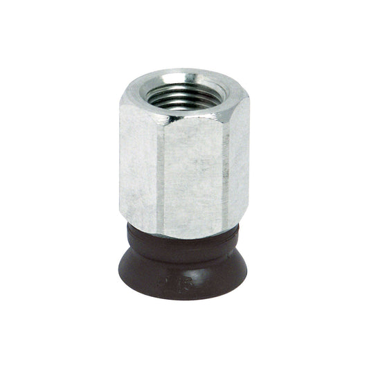 Camozzi VTCF-0200S-1/8F - Flat sution pad-round-20.0mm diameter-Silicone - 1/8 female