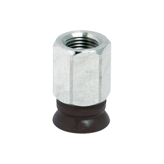 Camozzi VTCF-0150N-1/8F - Flat sution pad-round-15.0mm diameter-NBR-1/8 female