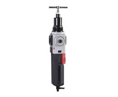 B82G-2AT-QD1-NSN, Excelon Plus Filter/Regulator, 1/4" PTF, T-bar, manual drain, metal bowl, 5µ, non-relieving, 10-246 psi, no gauge