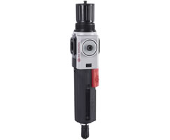 B82G-3GK-AD3-NMN, Excelon Plus Filter/Regulator, 3/8" ISO G, knob, automatic drain, metal bowl, 40µ, non-relieving, 4-145 psi, no gauge