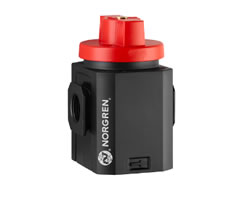 HT84T-4AA-B1N, Excelon Plus 3/2 shut-off valve for extreme temperature applications, 1/2" PTF