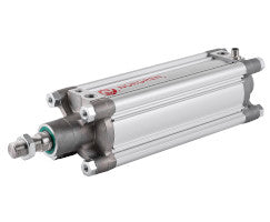 PSA/802080/F1/100, ISOLine profile double acting cylinder with position sensor, 80mm diameter, 100mm stroke